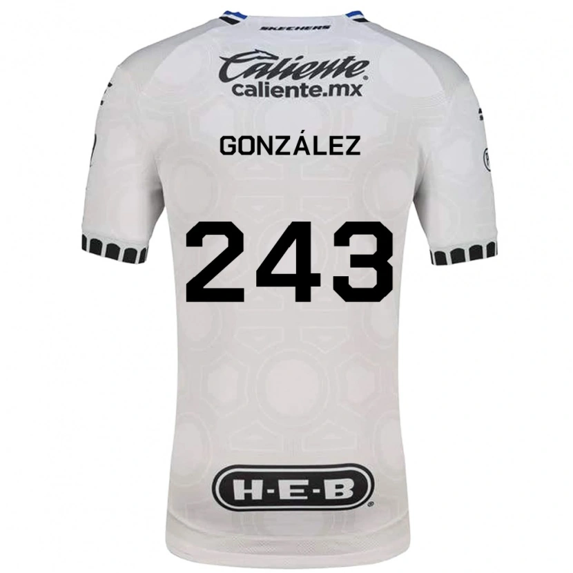 DanxenキッズLeonardo González#243白黒青ホームシャツ2026/27ジャージーユニフォーム