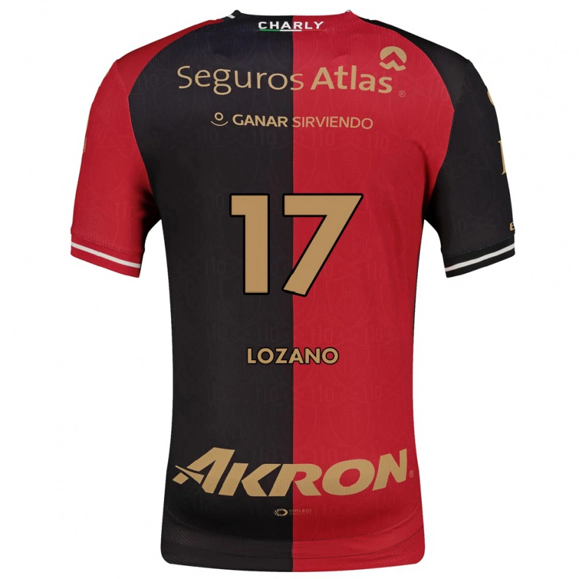Danxenキッズリバウド・ロザーノ#17赤黒茶ホームシャツ2026/27ジャージーユニフォーム