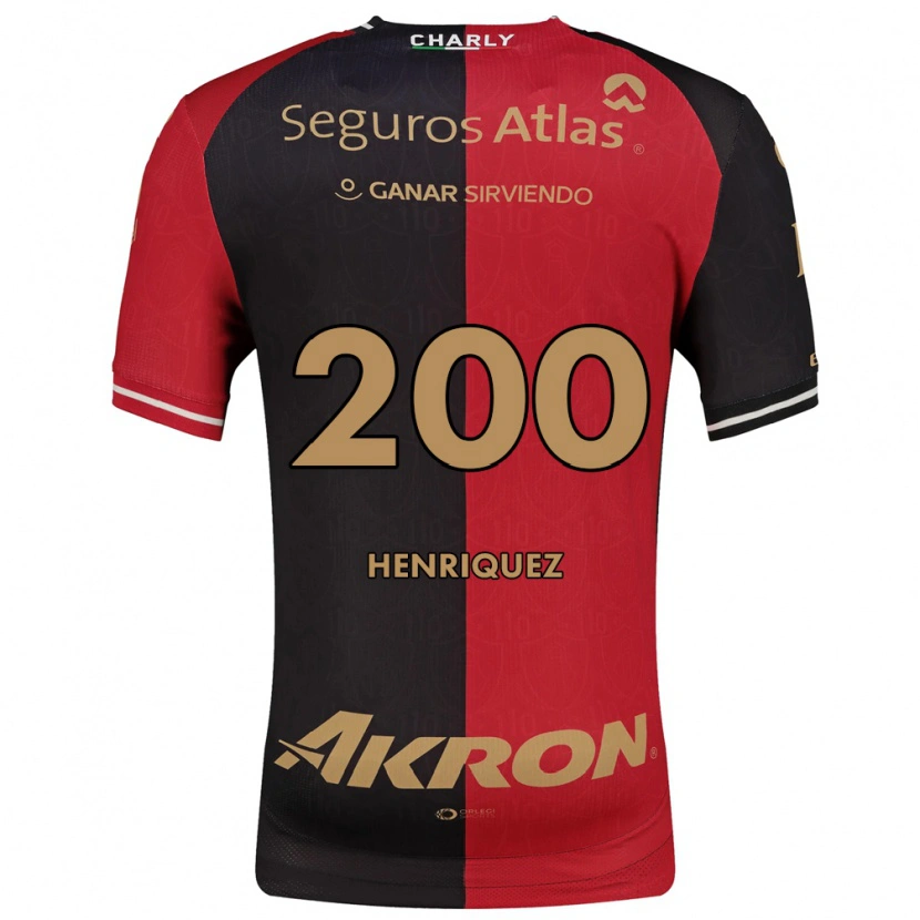 Danxenキッズカルロス・エンリケス#200赤黒茶ホームシャツ2026/27ジャージーユニフォーム