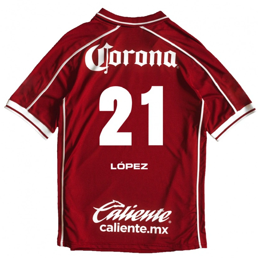 DanxenキッズIván López#21白赤ホームシャツ2026/27ジャージーユニフォーム