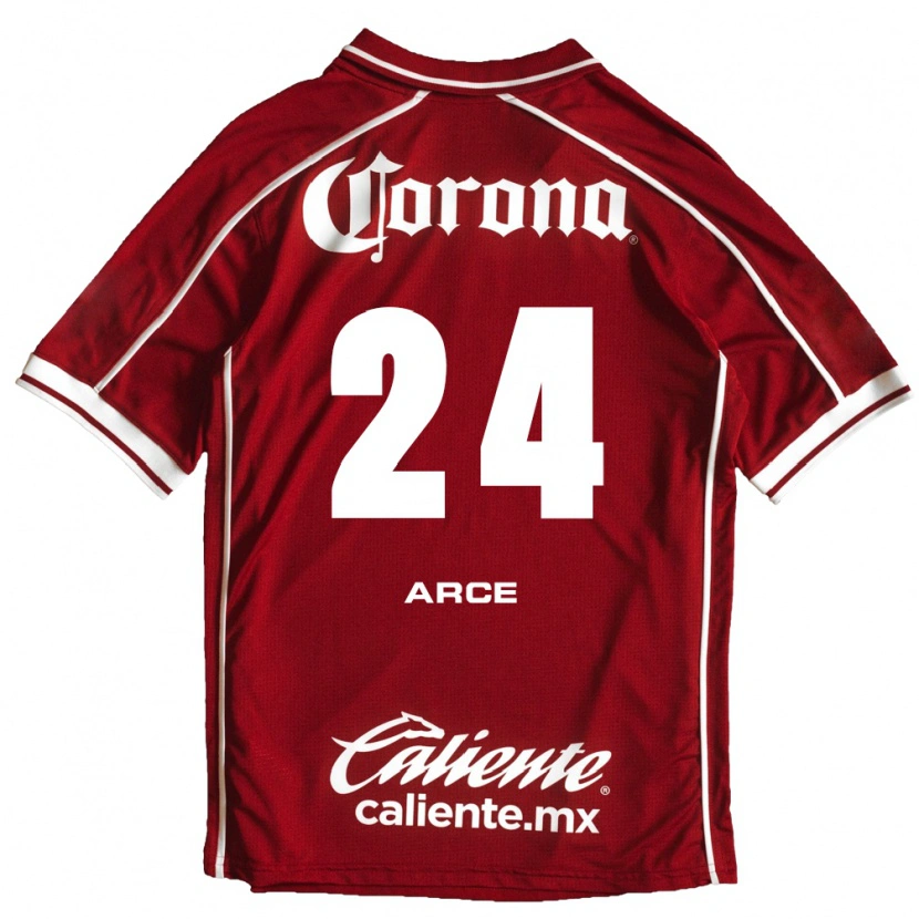 Danxenキッズフェルナンド・アルセ#24白赤ホームシャツ2026/27ジャージーユニフォーム