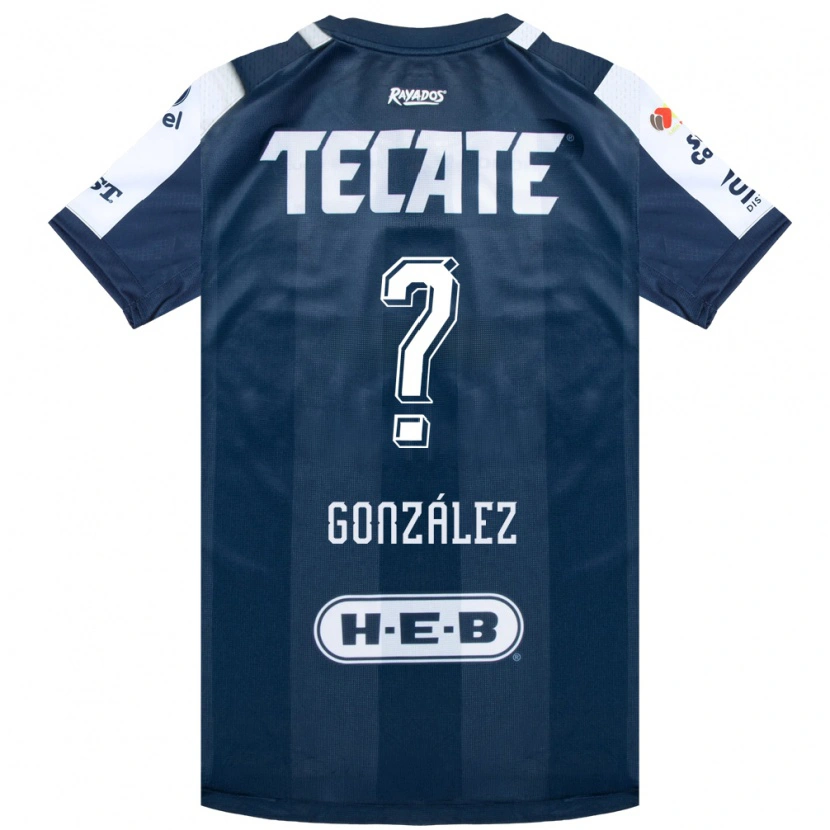 DanxenキッズIrvin González#0藍色白赤ホームシャツ2026/27ジャージーユニフォーム