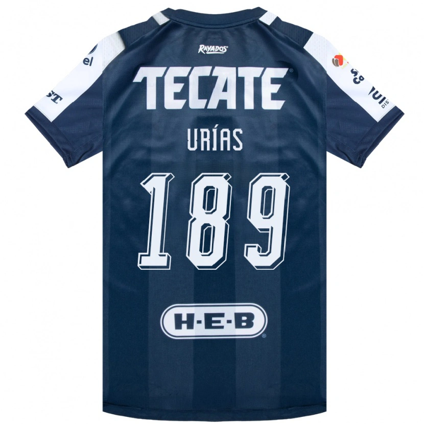 DanxenキッズÁlex Urías#189藍色白赤ホームシャツ2026/27ジャージーユニフォーム