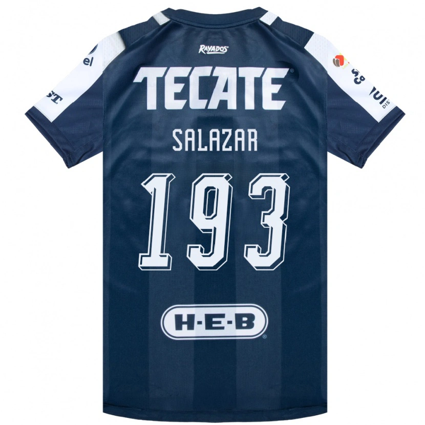 DanxenキッズJofran Salazar#193藍色白赤ホームシャツ2026/27ジャージーユニフォーム