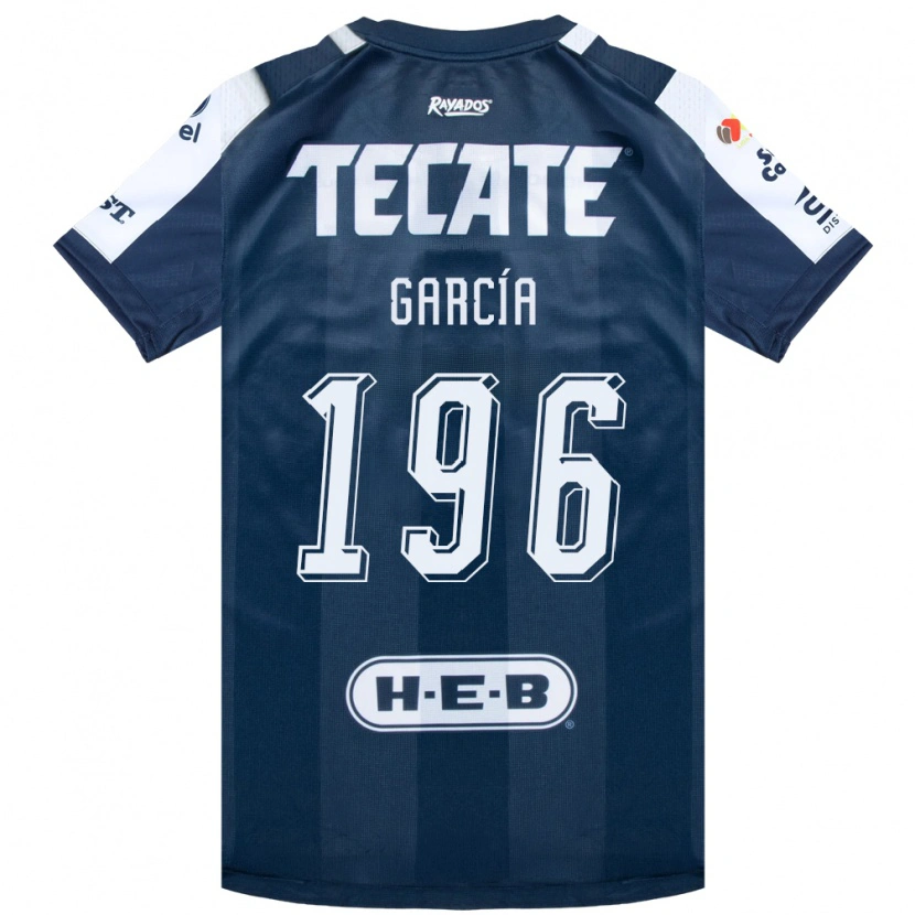 DanxenキッズDiego García#196藍色白赤ホームシャツ2026/27ジャージーユニフォーム