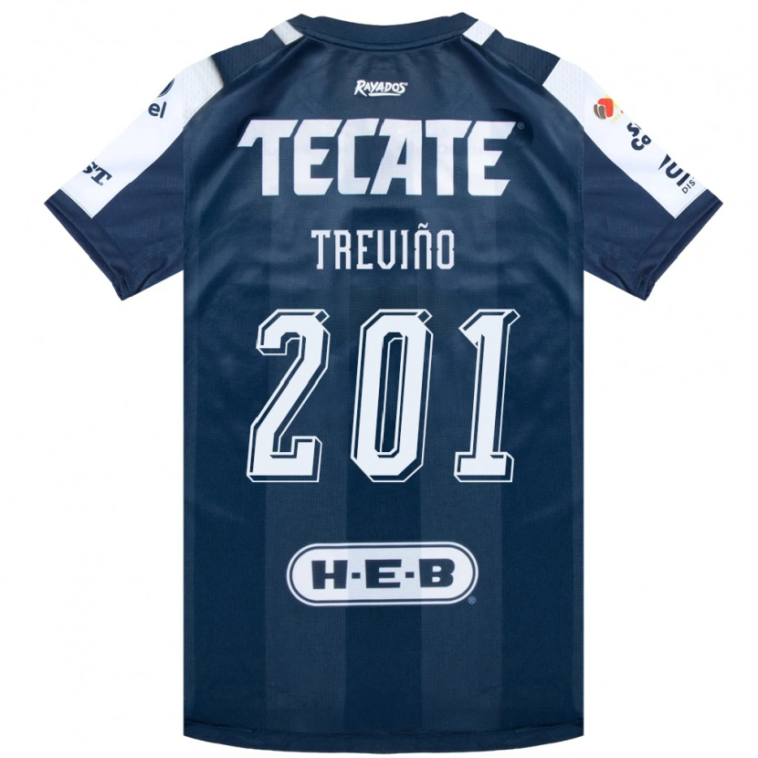 DanxenキッズJosé Treviño#201藍色白赤ホームシャツ2026/27ジャージーユニフォーム