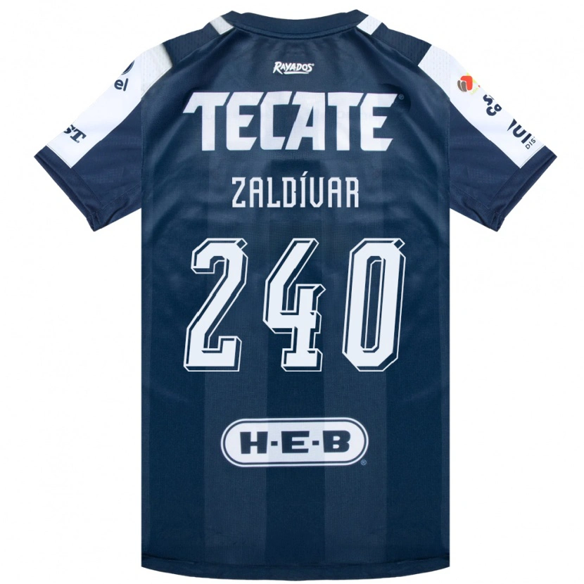 DanxenキッズMilton Zaldívar#240藍色白赤ホームシャツ2026/27ジャージーユニフォーム