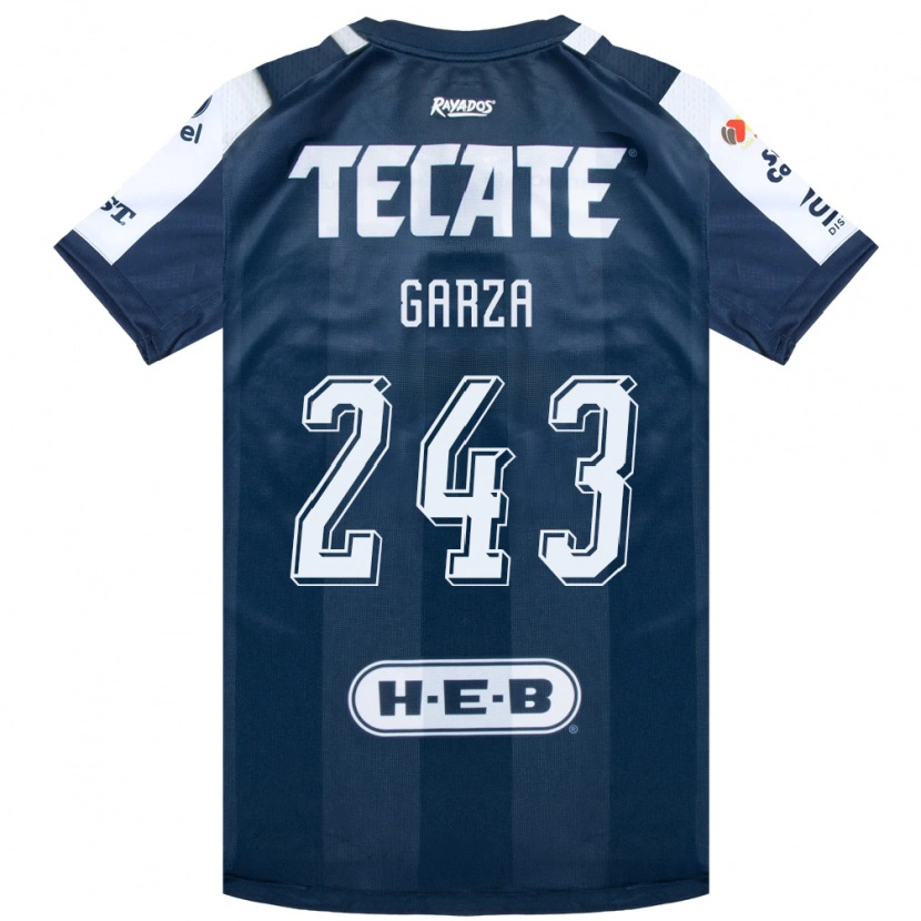 DanxenキッズJuan Garza#243藍色白赤ホームシャツ2026/27ジャージーユニフォーム