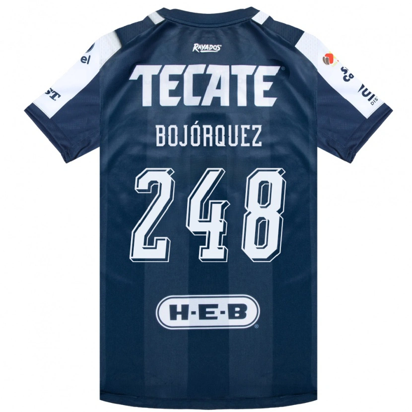 DanxenキッズMauricio Bojórquez#248藍色白赤ホームシャツ2026/27ジャージーユニフォーム