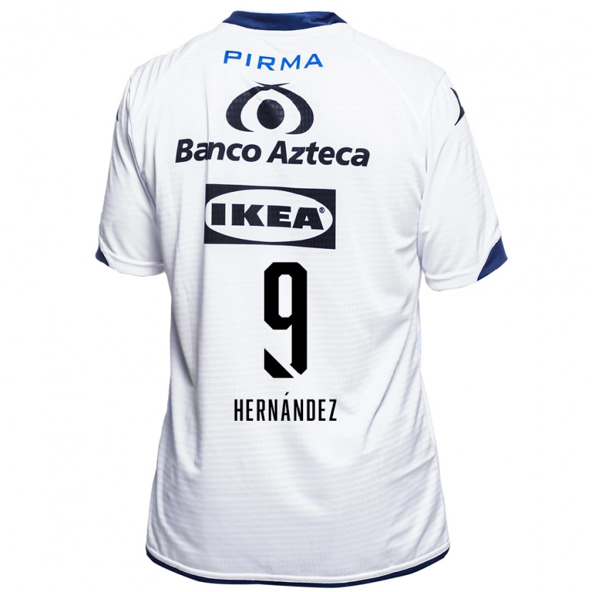Danxenキッズルイフェル・エルナンデス#9白黒青ホームシャツ2026/27ジャージーユニフォーム