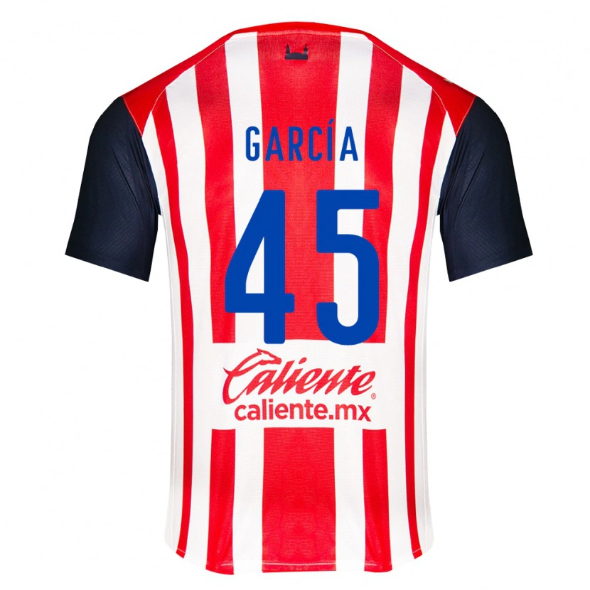 DanxenキッズEduardo García#45赤黒白ホームシャツ2026/27ジャージーユニフォーム