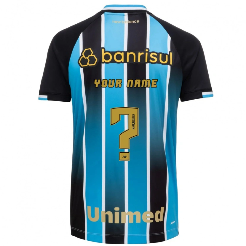 Danxenキッズあなたの名前#0青茶黒ホームシャツ2026/27ジャージーユニフォーム