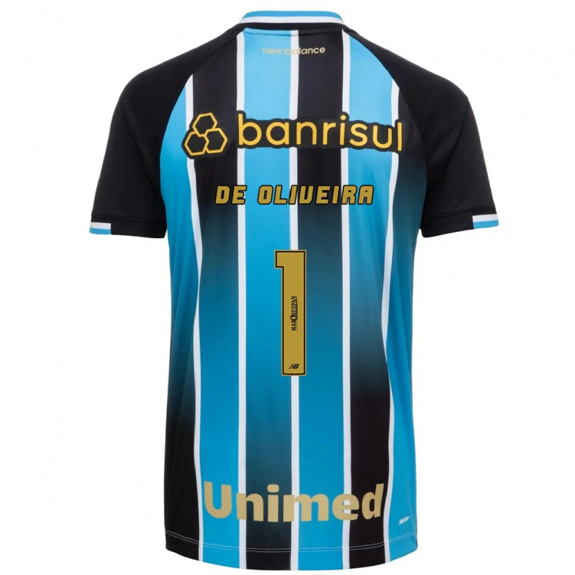 Danxenキッズバレウスカ・オリベイラ#1青茶黒ホームシャツ2026/27ジャージーユニフォーム