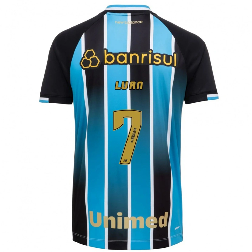 Danxenキッズルアン#7青茶黒ホームシャツ2026/27ジャージーユニフォーム