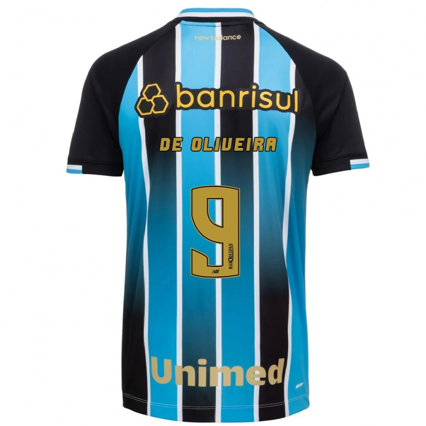 DanxenキッズVeridiana Mostaco De Oliveira#9青茶黒ホームシャツ2026/27ジャージーユニフォーム