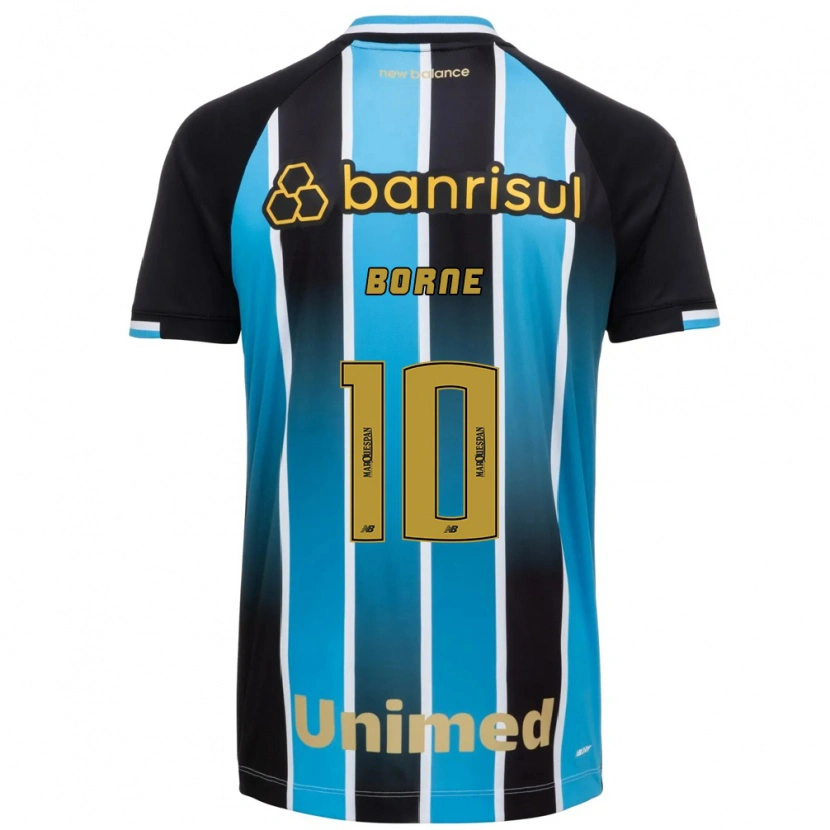 DanxenキッズJoão Borne#10青茶黒ホームシャツ2026/27ジャージーユニフォーム