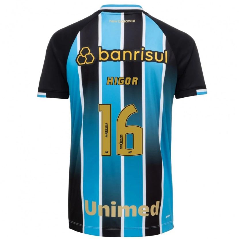 DanxenキッズHigor#16青茶黒ホームシャツ2026/27ジャージーユニフォーム