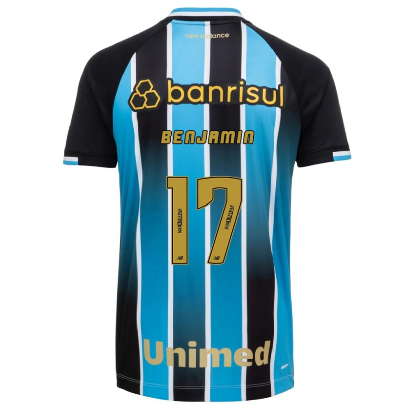 DanxenキッズBenjamin#17青茶黒ホームシャツ2026/27ジャージーユニフォーム