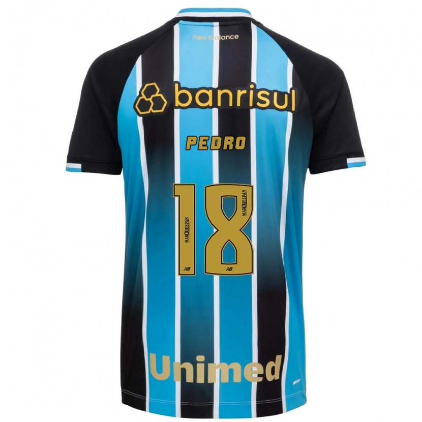 Danxenキッズジョアン・ペドロ#18青茶黒ホームシャツ2026/27ジャージーユニフォーム