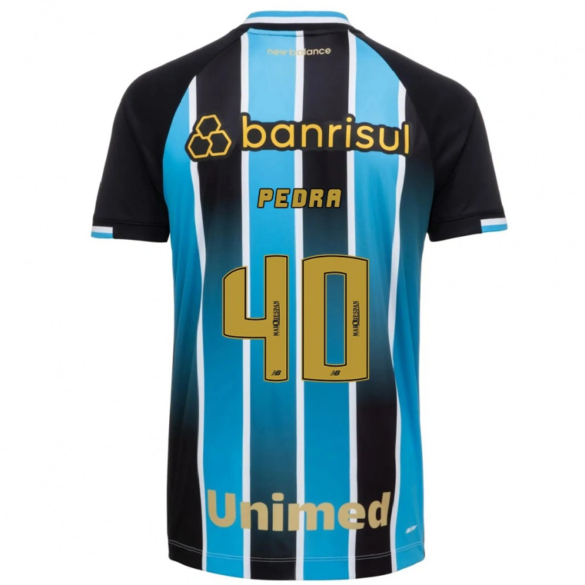 DanxenキッズDuda Pedra#40青茶黒ホームシャツ2026/27ジャージーユニフォーム