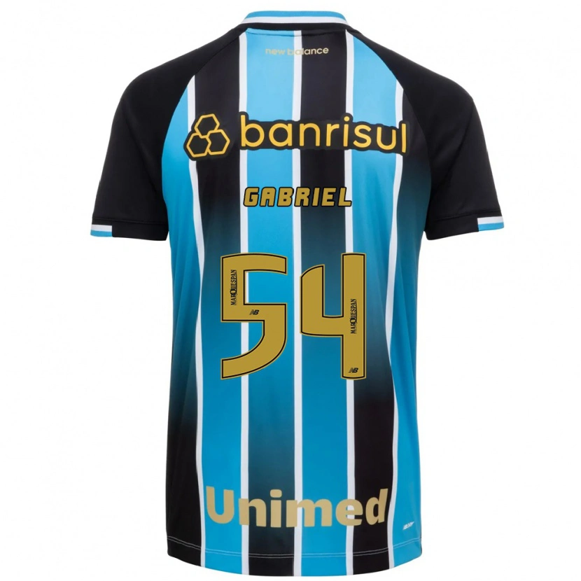 DanxenキッズPedro Gabriel#54青茶黒ホームシャツ2026/27ジャージーユニフォーム