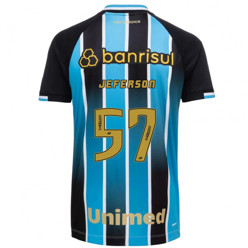 DanxenキッズJeferson#57青茶黒ホームシャツ2026/27ジャージーユニフォーム