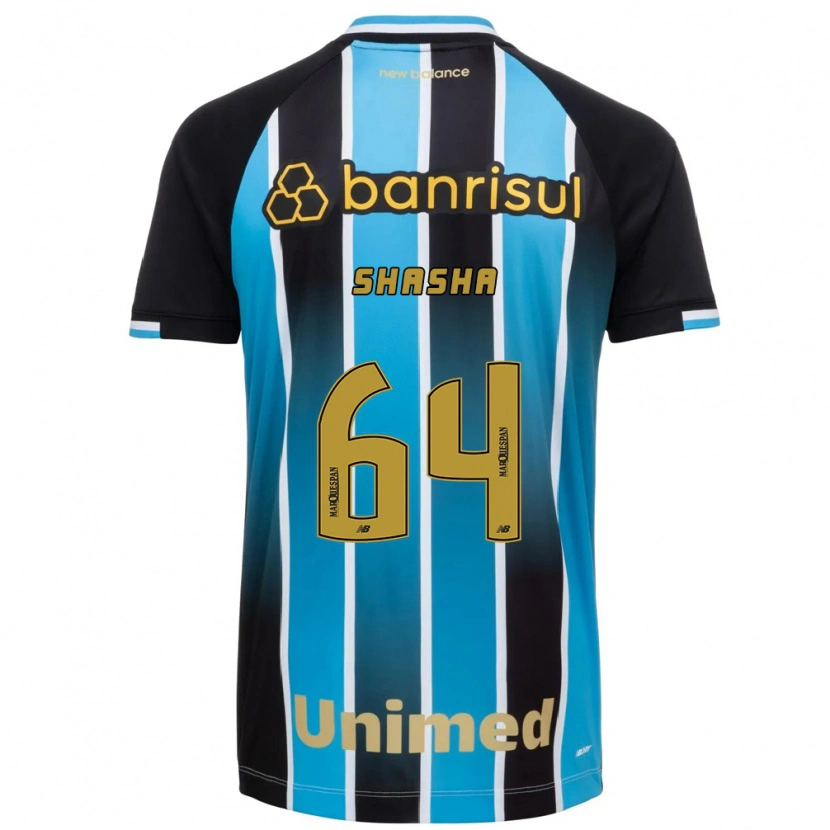 DanxenキッズShashá#64青茶黒ホームシャツ2026/27ジャージーユニフォーム