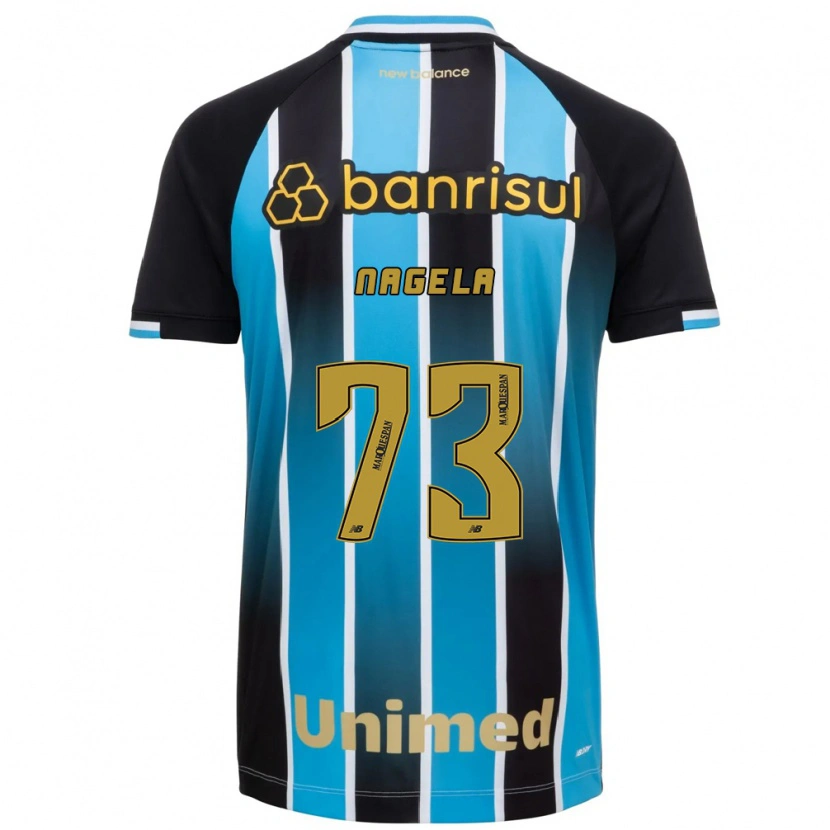 DanxenキッズNágela#73青茶黒ホームシャツ2026/27ジャージーユニフォーム