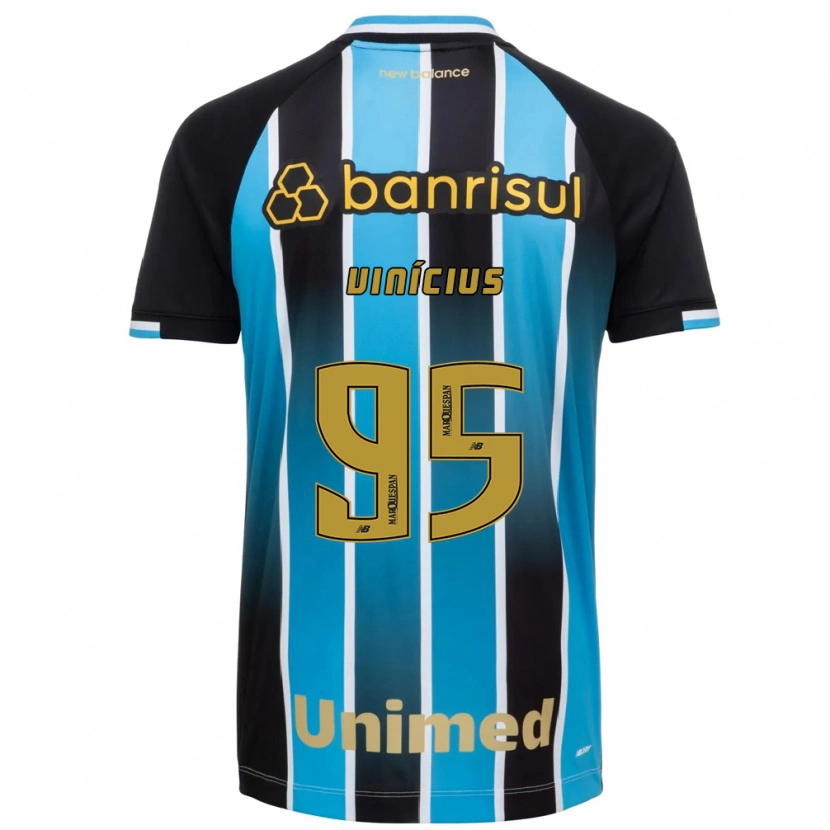 Danxenキッズカルロス・ヴィニシウス#95青茶黒ホームシャツ2026/27ジャージーユニフォーム