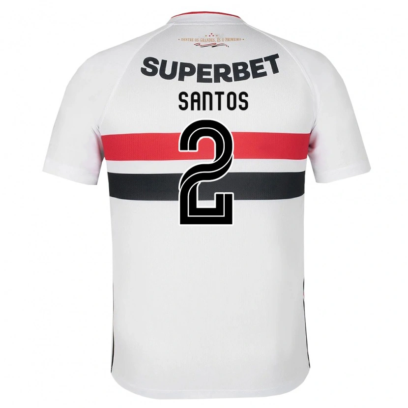 DanxenキッズRuann Santos#2白黒赤ホームシャツ2026/27ジャージーユニフォーム
