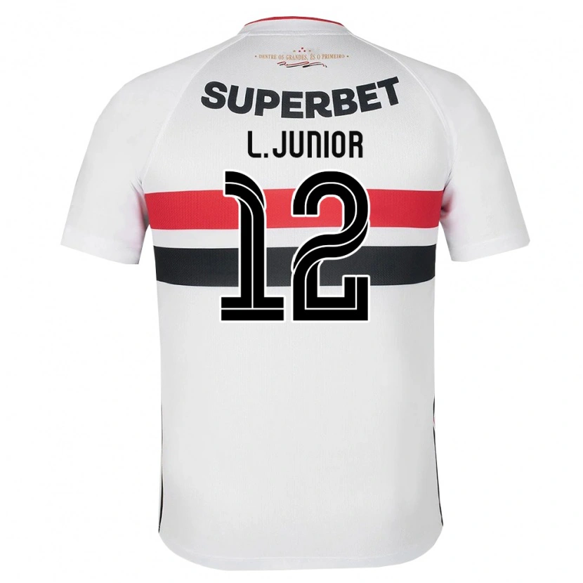 DanxenキッズLuciano#12白黒赤ホームシャツ2026/27ジャージーユニフォーム