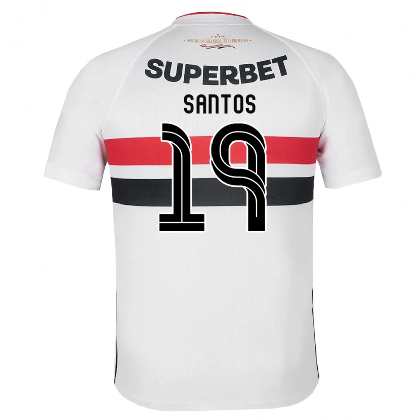 DanxenキッズKaio Santos#19白黒赤ホームシャツ2026/27ジャージーユニフォーム