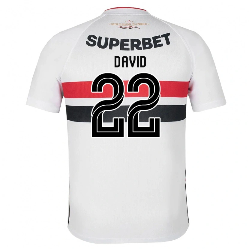 DanxenキッズDavid#22白黒赤ホームシャツ2026/27ジャージーユニフォーム