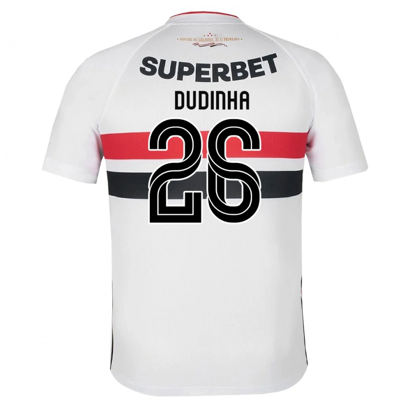 DanxenキッズDudinha#26白黒赤ホームシャツ2026/27ジャージーユニフォーム