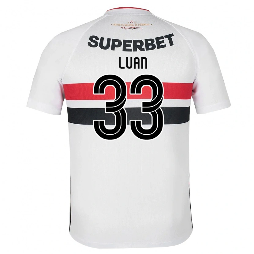 DanxenキッズLuan#33白黒赤ホームシャツ2026/27ジャージーユニフォーム
