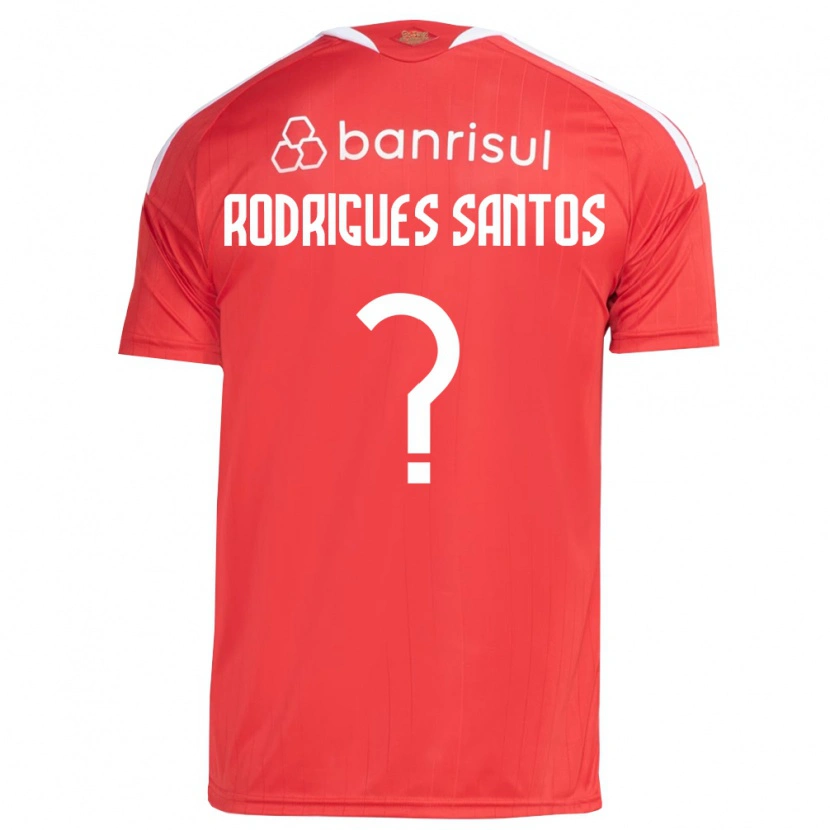 DanxenキッズRichard Rodrigues Santos#0白赤ホームシャツ2026/27ジャージーユニフォーム