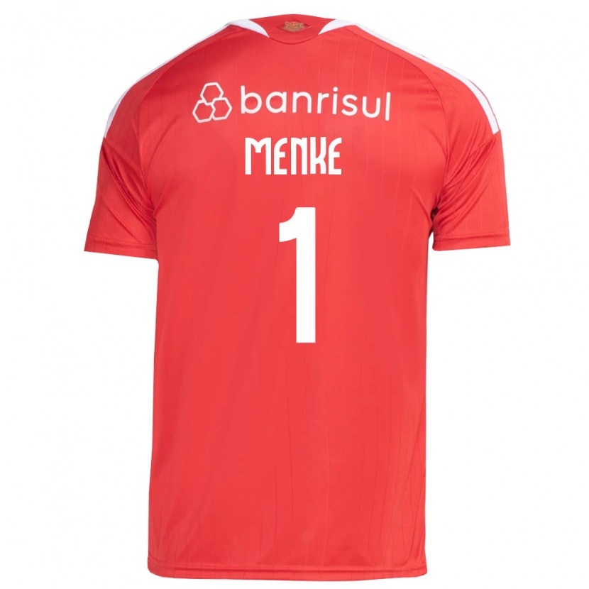 Danxenキッズエンリケ・メンケ#1白赤ホームシャツ2026/27ジャージーユニフォーム