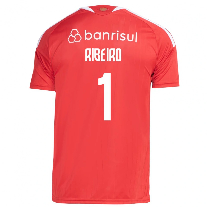 DanxenキッズMari Ribeiro#1白赤ホームシャツ2026/27ジャージーユニフォーム