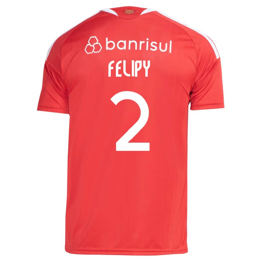 DanxenキッズLuis Felipy#2白赤ホームシャツ2026/27ジャージーユニフォーム