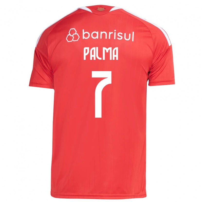 DanxenキッズGabriel Palma#7白赤ホームシャツ2026/27ジャージーユニフォーム