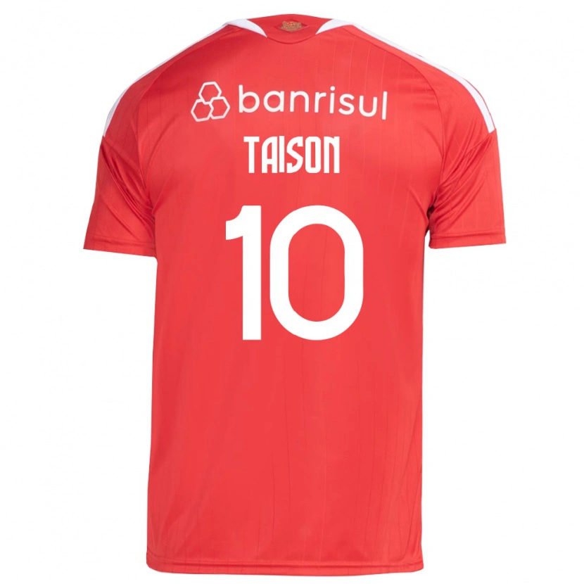 Danxenキッズタイソン・バルセロス・フレダ#10白赤ホームシャツ2026/27ジャージーユニフォーム