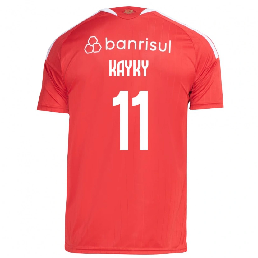 Danxenキッズカイキ・ダ・シウヴァ・チャガス#11白赤ホームシャツ2026/27ジャージーユニフォーム