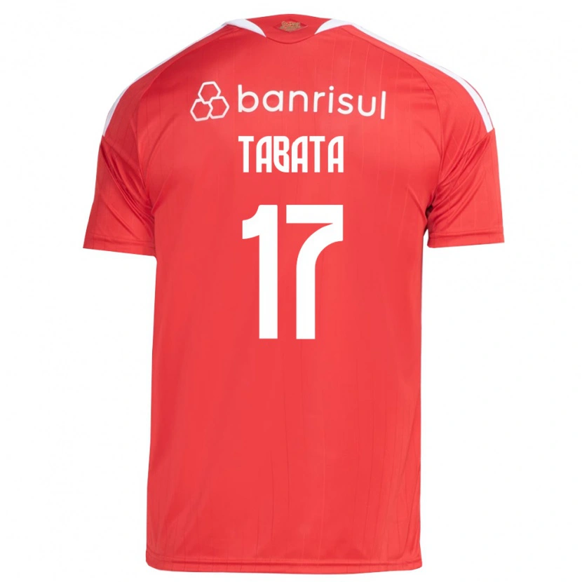 Danxenキッズブルーノ・タバタ#17白赤ホームシャツ2026/27ジャージーユニフォーム