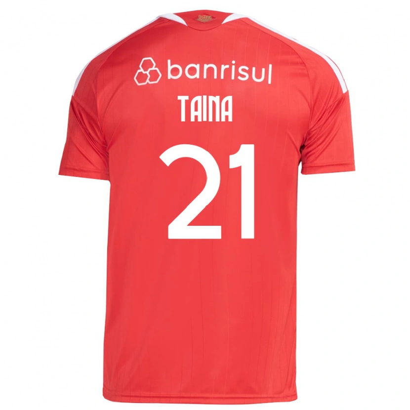 DanxenキッズTainá#21白赤ホームシャツ2026/27ジャージーユニフォーム