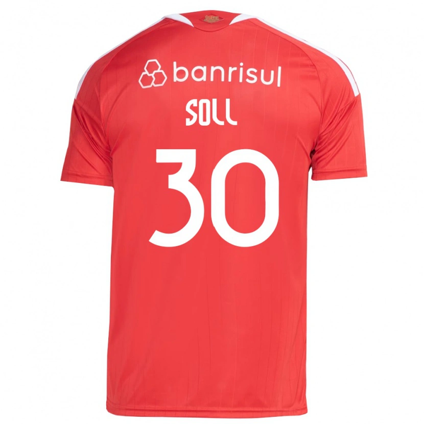 DanxenキッズSoll#30白赤ホームシャツ2026/27ジャージーユニフォーム