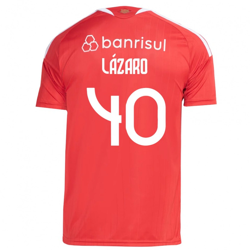 DanxenキッズLázaro#40白赤ホームシャツ2026/27ジャージーユニフォーム
