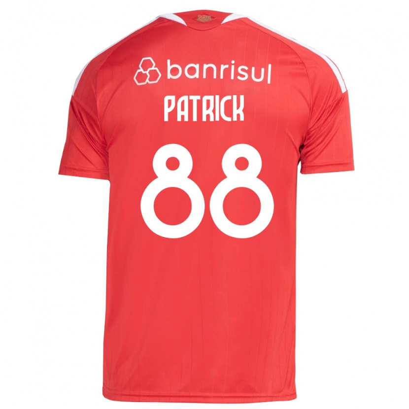 DanxenキッズPatrick#88白赤ホームシャツ2026/27ジャージーユニフォーム