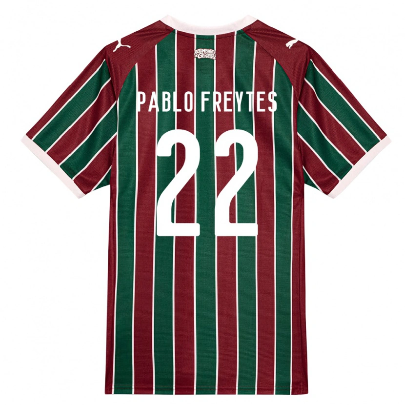 DanxenキッズJuan Pablo Freytes#22緑バーガンディ白ホームシャツ2026/27ジャージーユニフォーム