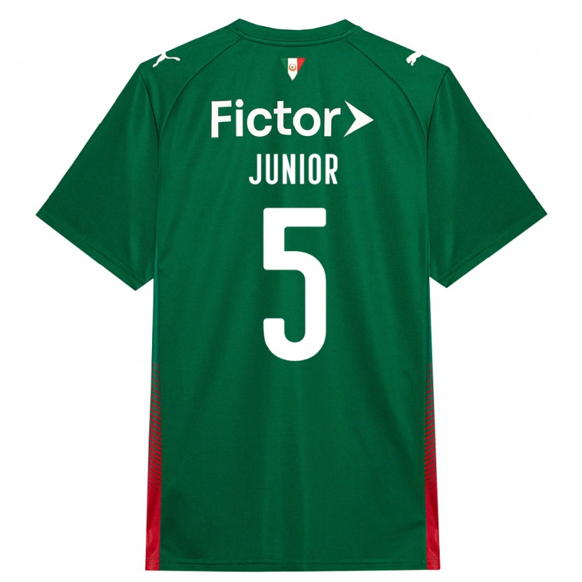 DanxenキッズAmilton Junior#5緑赤白ホームシャツ2026/27ジャージーユニフォーム