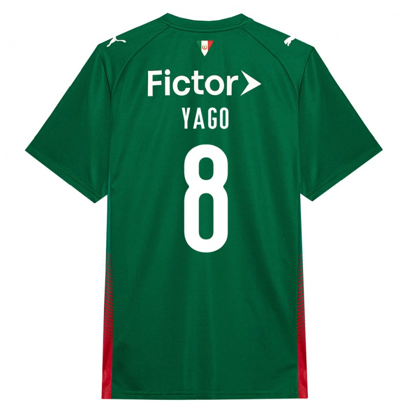 DanxenキッズRuan Yago#8緑赤白ホームシャツ2026/27ジャージーユニフォーム